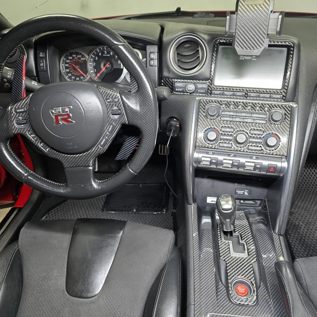 Sports car interior