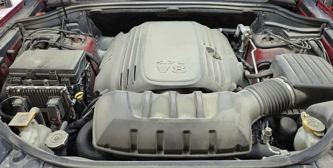 Engine bay before detailing