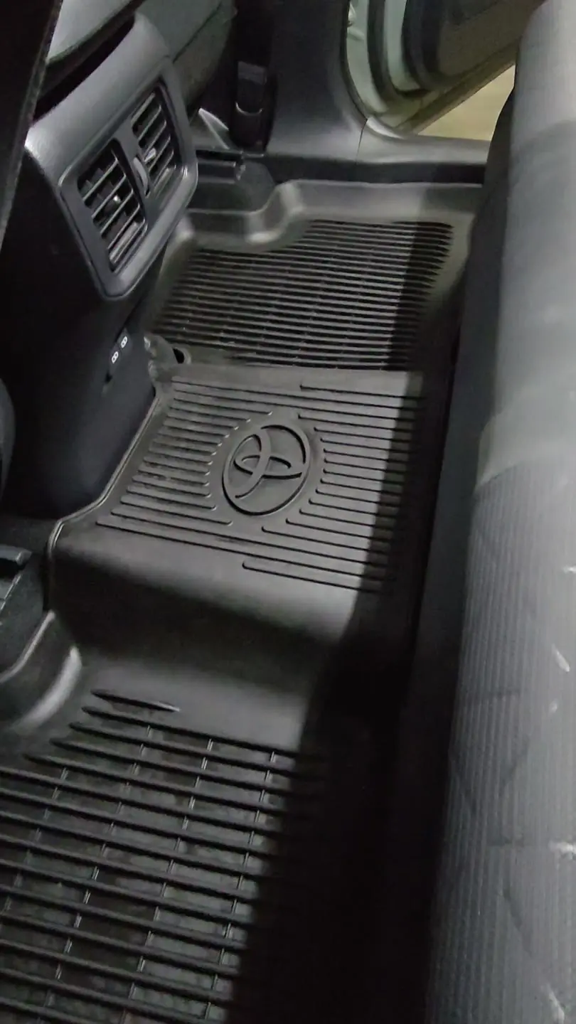 Rear floor mat after detailing